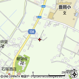 茨城県常総市豊岡町丙1555-3周辺の地図