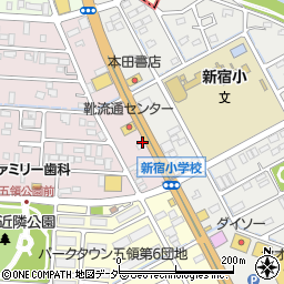 ほぐし屋　いこい東松山店周辺の地図