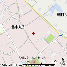 埼玉県北本市北中丸周辺の地図