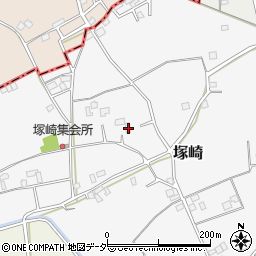 埼玉県春日部市塚崎250周辺の地図
