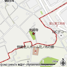 光蔵寺周辺の地図