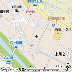 長野県諏訪市上川2丁目1597周辺の地図