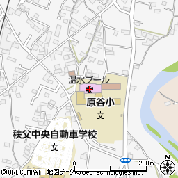 秩父市温水プール周辺の地図