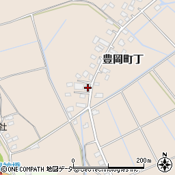 茨城県常総市豊岡町丁225周辺の地図