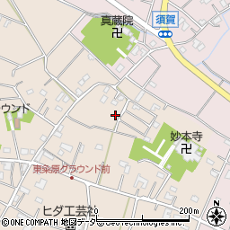 埼玉県南埼玉郡宮代町東粂原252周辺の地図