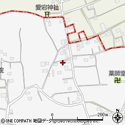 埼玉県北本市高尾4丁目58周辺の地図