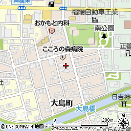 福井県福井市大島町周辺の地図