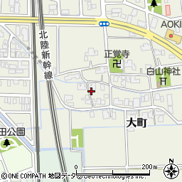 福井県福井市大町19周辺の地図