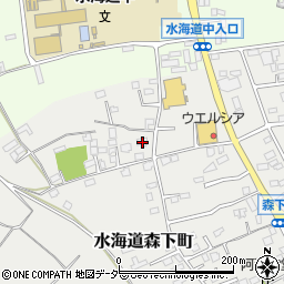 茨城県常総市水海道森下町4153-1周辺の地図