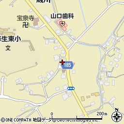 茨城県行方市蔵川127周辺の地図