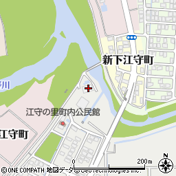 江端川排水機場周辺の地図