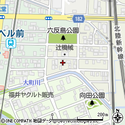 福井県福井市大町14周辺の地図