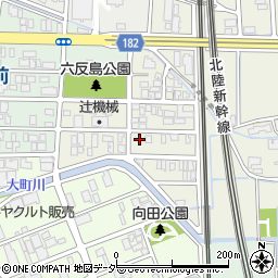 福井県福井市大町5周辺の地図
