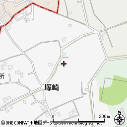 埼玉県春日部市塚崎周辺の地図