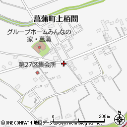 埼玉県久喜市菖蒲町下栢間268周辺の地図