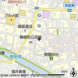 福井県福井市舞屋町12周辺の地図