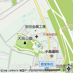 埼玉県春日部市西宝珠花629周辺の地図