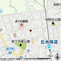 茨城県常総市水海道森下町4424周辺の地図
