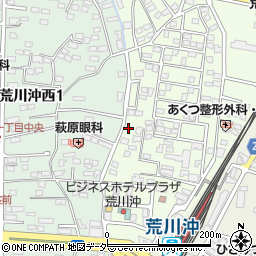 茨城県土浦市中荒川沖町8-8周辺の地図