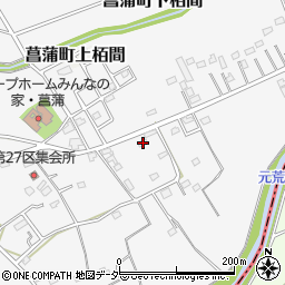 埼玉県久喜市菖蒲町下栢間334-2周辺の地図