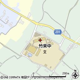 阿見町立竹来中学校周辺の地図