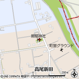 照稲神社周辺の地図
