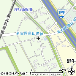 埼玉県白岡市篠津2810周辺の地図