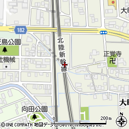 福井県福井市大町12周辺の地図