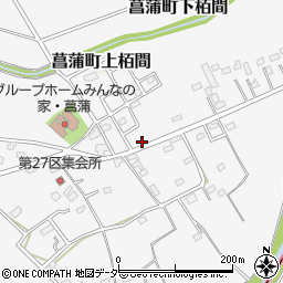 埼玉県久喜市菖蒲町下栢間329周辺の地図