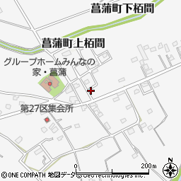 埼玉県久喜市菖蒲町下栢間307-26周辺の地図