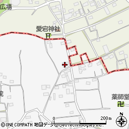 埼玉県北本市高尾4丁目126周辺の地図