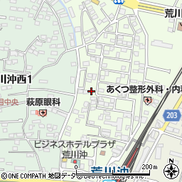 茨城県土浦市中荒川沖町10-21周辺の地図
