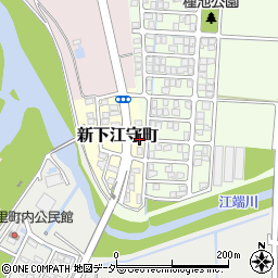 福井県福井市新下江守町周辺の地図