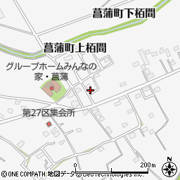 埼玉県久喜市菖蒲町下栢間307-25周辺の地図