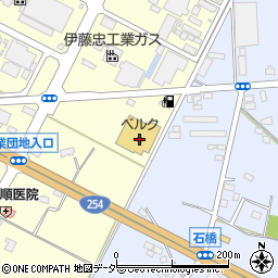 ベルク東松山新郷店周辺の地図
