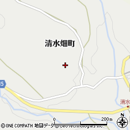 福井県福井市清水畑町周辺の地図