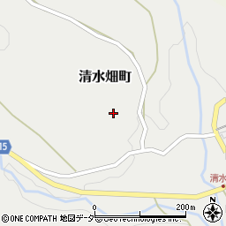 福井県福井市清水畑町周辺の地図
