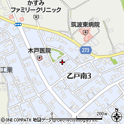 茨城県土浦市乙戸南3丁目6周辺の地図