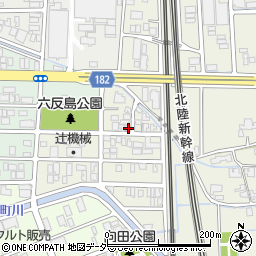 福井県福井市大町202周辺の地図