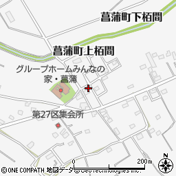 埼玉県久喜市菖蒲町下栢間307-38周辺の地図