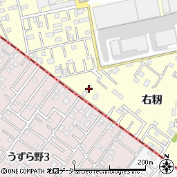 茨城県土浦市右籾2450-205周辺の地図