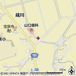 茨城県行方市蔵川410周辺の地図