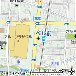 福井新聞江端販売店周辺の地図