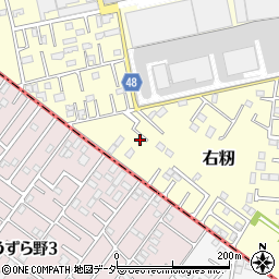 茨城県土浦市右籾2450-32周辺の地図