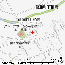 埼玉県久喜市菖蒲町下栢間307-22周辺の地図