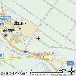 長野県茅野市北山湯川4446-2周辺の地図