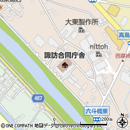 日本貿易振興機構諏訪支所周辺の地図