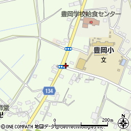 茨城県常総市豊岡町丙3336-1周辺の地図