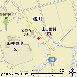 茨城県行方市蔵川428周辺の地図