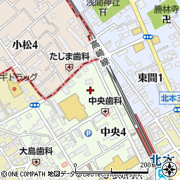 うさちゃんクリーニング　ヤオコー北本中央店周辺の地図